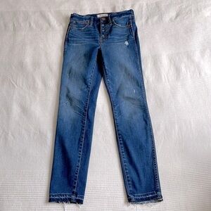 Madewell 10” High-Rise Skinny Jeans Size 25